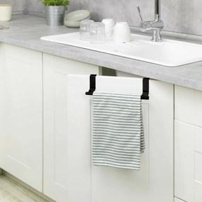 Wenko Regulowany uchwyt na ścierki 36-60 cm, czarny, M