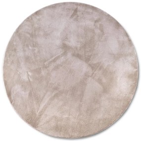 Dywan pluszowy Leon Villeroy &amp; Boch jasny szary 160 cm x 160 cm koło