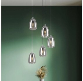 Eglo 98617 - Żyrandol na lince ALOBRASE 5xE27/40W/230V