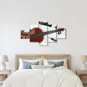 Obraz - Instrumenty muzyczne (125x70 cm)