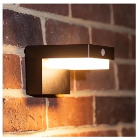 Zuma Line WT33811-LED Solarna lampa ścienna GRID LED 4,5W 2000mAh IP44 czarna