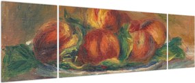Obraz - Auguste Renoir, Peaches on a  Plate, reprodukcje (170x50 cm)