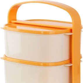 Plastikowy pojemnik na żywność, 2x 1,2 l + 1x 2 l