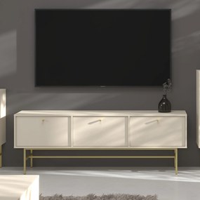 Szafka RTV stojąca TORINO 180 cm do Salonu pod Telewizor - Odcienie beżu