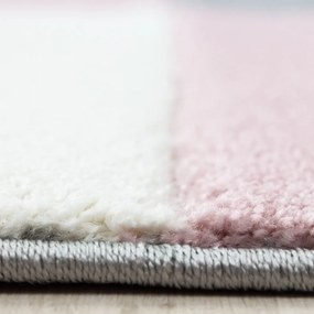 Różowo-szary chodnik 80x300 cm Hawaii – Ayyildiz Carpets