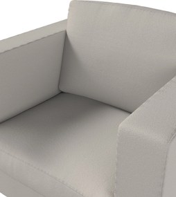 Pokrowiec na fotel Karlanda kolor beżowy tkanina strukturalna
