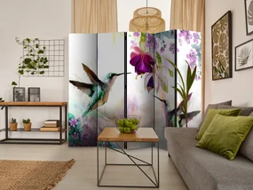 Parawan akustyczny Zwierzęta 225x172 cm 5-częściowy wielokolorowy ARTGEIST B
