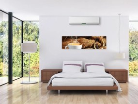 Obraz - Filiżanka kawy (170x50 cm)
