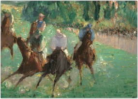 Obraz - Edouard Manet, At the Races, reprodukcje (70x50 cm)