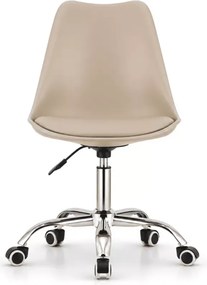 Nowoczesne, ergonomiczne i stylowe krzesło Miramas z regulacją wysokości i kauczukowymi kółkami do biura i domowego biura