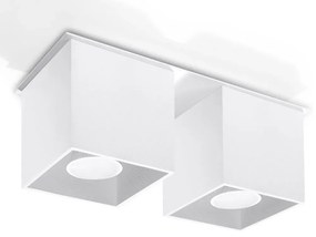 Minimalistyczny plafon E767-Lenobri - biały