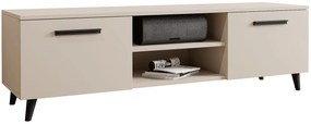 Nowoczesna szafka pod telewizor w kolorze kaszmir M5-N66