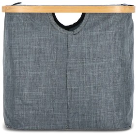 Skladany kosz NOLVIO 25 L, niebiesko-szary