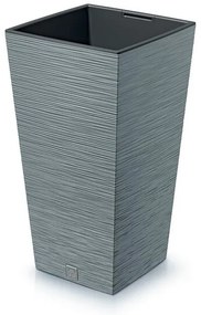 Doniczka FURU SQUARE 24 cm, szary, 24 cm