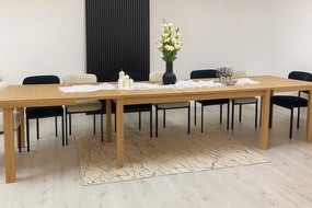 Stół rozkładany INFINITO Dąb do Salonu Jadalni 200-450 x 90 x 76 cm, Prostokątny