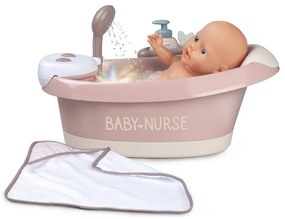 Smoby baby nurse wanienka z hydromasażem, prysznicem i światłem