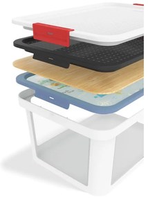 Biały plastikowy pojemnik 55,5x39x26,5 cm Albris – Rotho