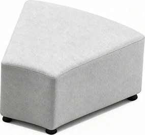 Siedzisko LEA, trójkąt, jasnoszare