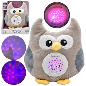 Woopie baby przytulanka usypiacz projektor 2w1 sówka - 10 kołysanek