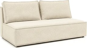 Sofa z Funkcją Spania MAVIA Kremowa Boucle Japandi