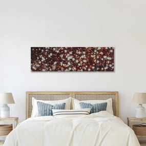Obraz kwiatu niezapominajki (170x50 cm)
