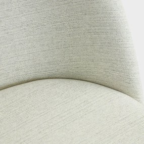 Krzesło tapicerowane AMPLA ecru HOMLA