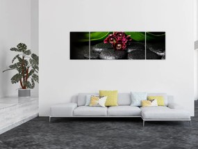 Obraz - Kamienie lawy (170x50 cm)