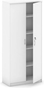Szafa biurowa MIRELLI, 800 x 400 x 1800 mm, biały