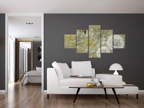 Obraz - Dmuchawce unoszone wiatrem (125x70 cm)
