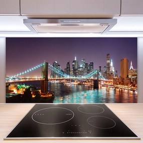Panel Kuchenny Wieczorne Światła Wielkiego Mostu