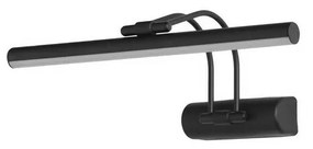 Kinkiet lampa ścienna Flüt 35 cm Ledli Siyah Aplik, czarny