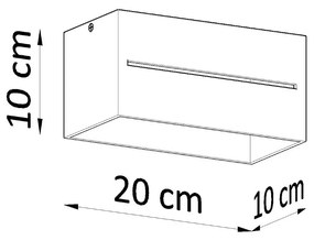 Plafon LOBO MAXI czarny SOLLUX  LIGHTING