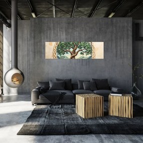 Obraz – Splecione drzewo życia (170x50 cm)