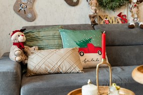 Poduszka dekoracyjna świąteczna OFF WHITE, 45 x 45 cm