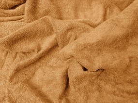 PrzytulneMieszkanie.pl Prześcieradło frotte EXCLUSIVE morelowe 160x200 cm