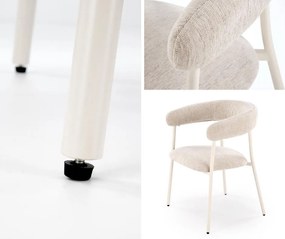 Krzesło do jadalni z podłokietnikami K557 Halmar