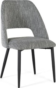 Zestaw 2 leżanek w kolorze szarym i metalowym