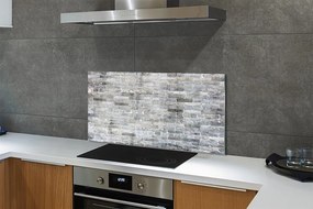 Szklany Panel Industrialna Czerwona Cegła