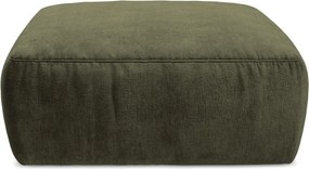 Zielony podnóżek z tkaniny szenilowej Kuki – Makamii