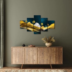Obraz - Jeleń w krajobrazie (125x70 cm)
