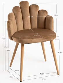 Rcznie aksamitne krzeso