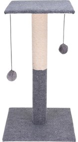 Drapak dla kota z pomponikami, 60 cm