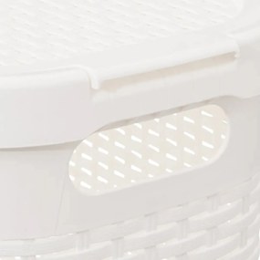 Wysoki kosz na pranie z plastiku, 40 l