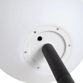 Lampa ogrodowa biała 30 cm z wbudowanym LED IP44 Solar RGBW - Ludger