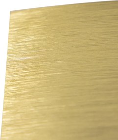 Designerska lampa ścienna czarna ze złotem - Amy