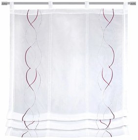 Biała roleta rzymska 80x120 cm – Sehlbach