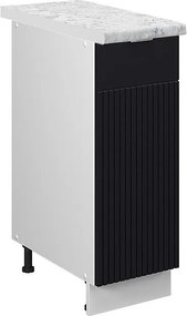 Szafka apteczna czarne paski 30x60x82 fame-line