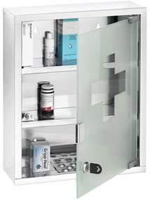 Apteczka MEDICINE CHEST zamykana na kluczyk - 30 x 12 x 40 cm, WENKO