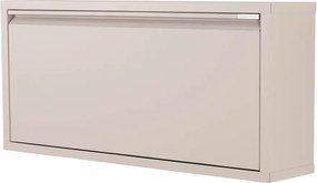 Szarobrązowa metalowa uchylna/wisząca szafka na buty 75x41x22 cm Billy – Spinder Design