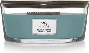 Świeca zapachowa elipsa, Evergreen Cashmere, lazurowy 453 gr
